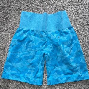 NVGTN Blue Camo Bike Shorts